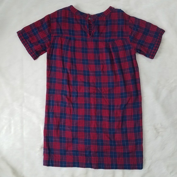 Madewell Short-Sleeve Dress in Edina Plaid - Picture 4 of 4